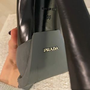 Prada shoes 38 (8) been worn only once for photoshoot.